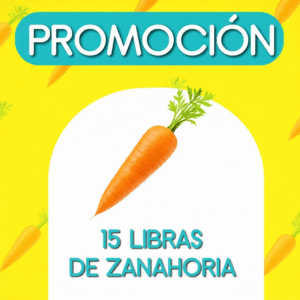 PROMOCION ZANAHORIA 15 LIBRAS