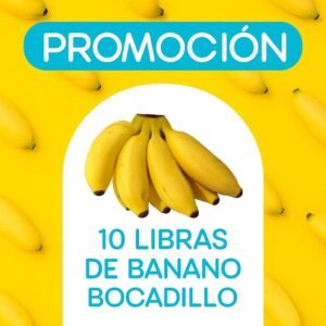 PROMOCION BANANO BOCADILLO 10      LIBRAS