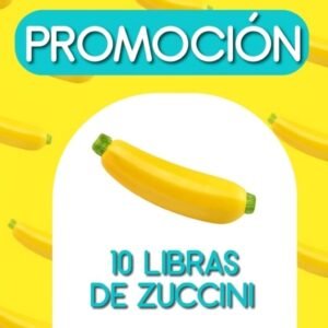 PROMOCION ZUCHINI AMARILLO 10 LIBRAS