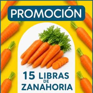 PROMOCION ZANAHORIA 15  LIBRAS