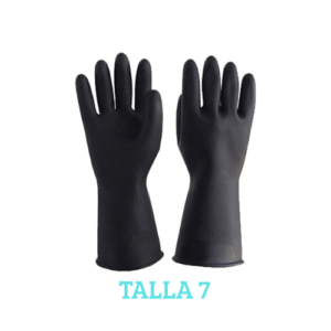 GUANTES CAUCHO CALIBRE 25 TALLA 7 X MAYOR
