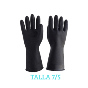 GUANTES CAUCHO CALIBRE 25 TALLA 7.5 X MAYOR