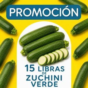 PROMOCION ZUCHINI VERDE 10 LIBRAS