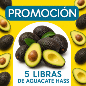 PROMOCION AGUACATE HASS X 5 LIBRAS