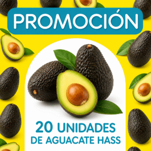 PROMOCION AGUACATE HASS X 20 UNIDADES