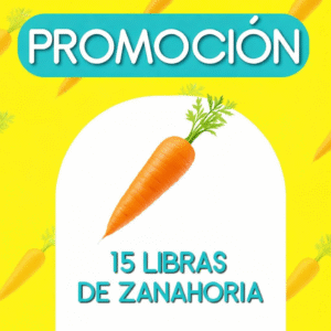 PROMOCION ZANAHORIA 15 LIBRAS