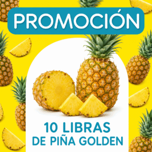 PROMOCION PIÑA GOLDEN 10 LIBRAS