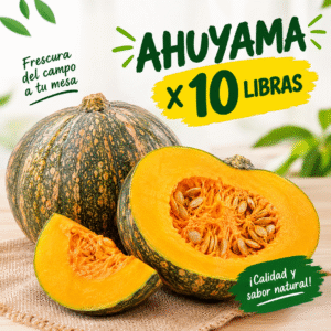 Promocion ahuyama 10 libras