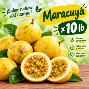 PROMOCION MARACUYA X 10 LIBRAS